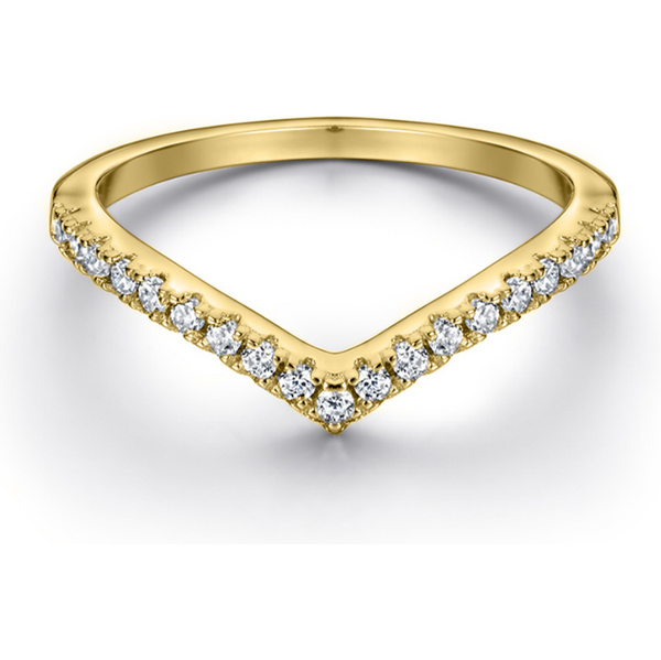 Olivie Stříbrný prsten ŠIPKA GOLD 9561 64805004