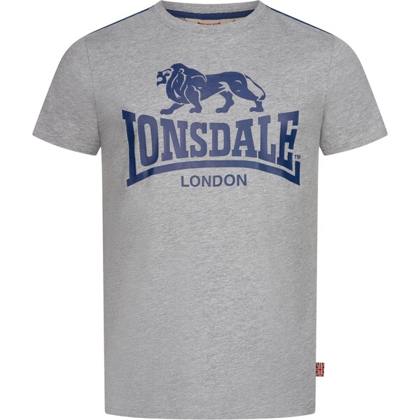 LONSDALE Tričko Henconner námornícka modrá / sivá 63694395