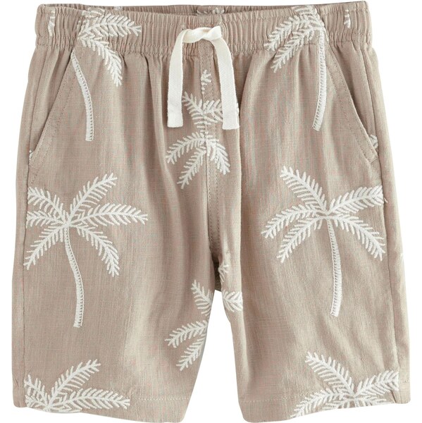 Next Nohavice tmavošedá / biela 64403866