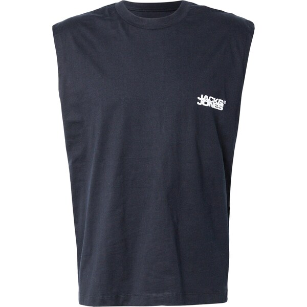 JACK & JONES Tričko JCOSAGO čierna / biela 63683199