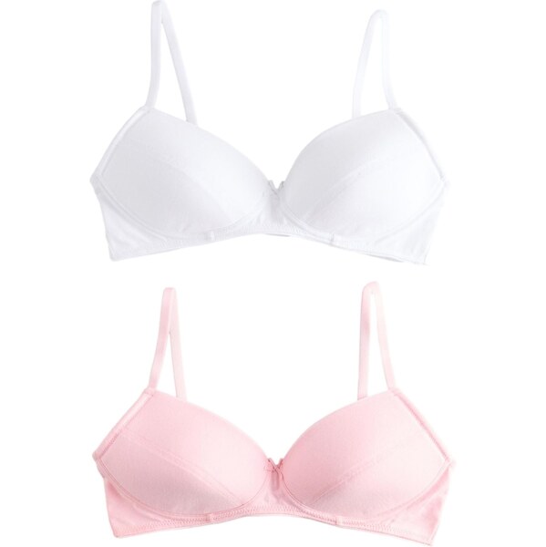 Next Podprsenka ružová / biela 63681985