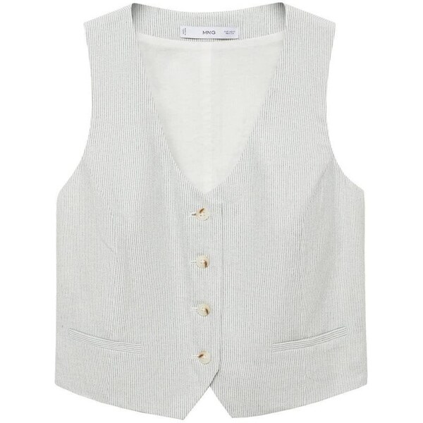 MANGO Vesta k obleku Bali nebielená / modrá 63682106