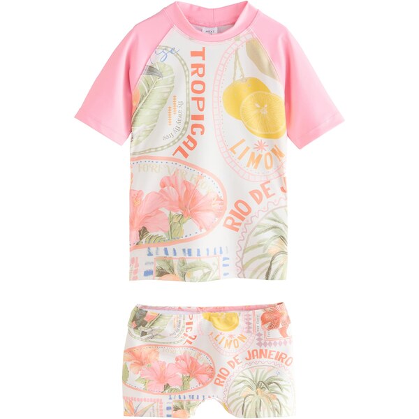 Next Ochrana proti UV žiareniu limetková / svetloružová / biela 64231294