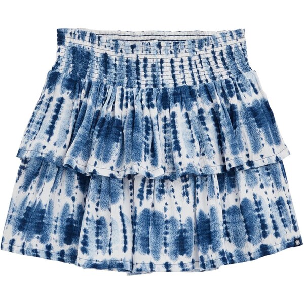 WE Fashion Sukňa kobaltovomodrá / biela 63724391