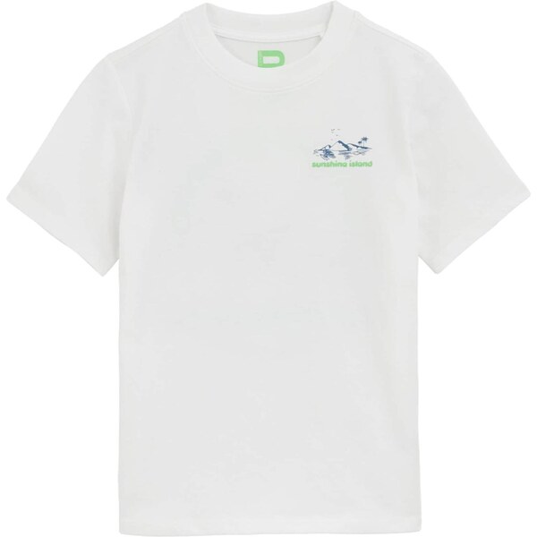 WE Fashion Tričko tmavomodrá / jablková / biela 65878987