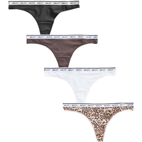 Next Tangá hnedá / tmavohnedá / čierna / biela 65877657