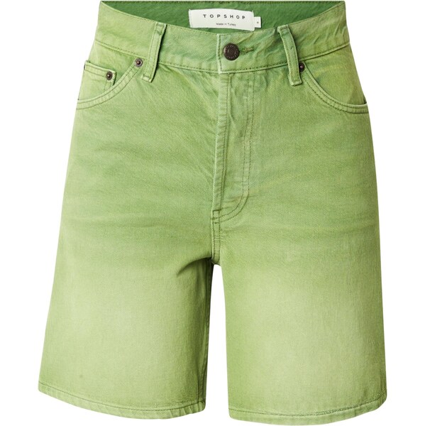 TOPSHOP Džínsy zelená 66056946