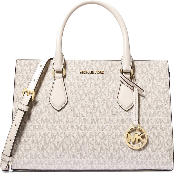 Michael Kors Kabelka Sheila Medium Logo Satchel Light Cream Multi 63717858