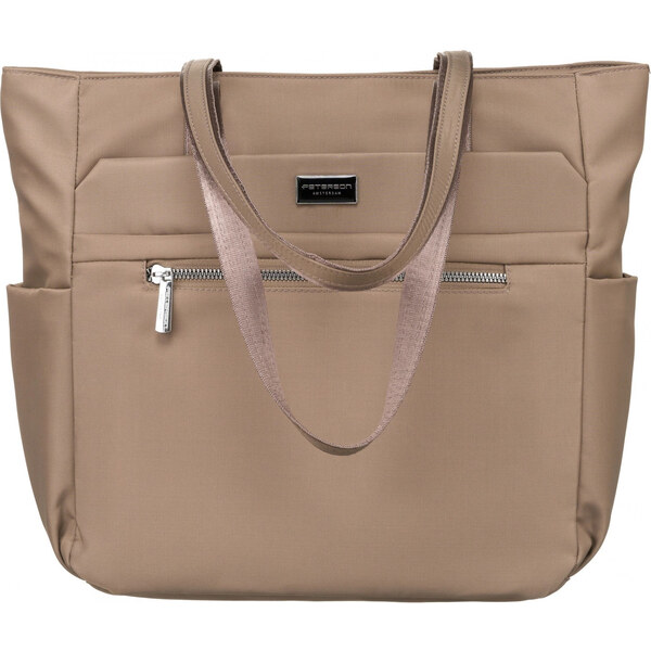 Peterson Priestranná dámska shopper kabelka Luna, béžová 66434588