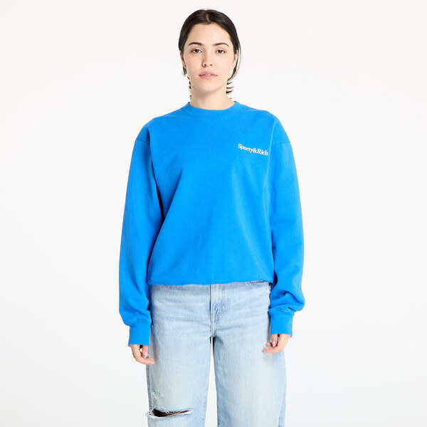 Mikina Sporty & Rich Health is Wealth Crewneck Paris Blue L 63690940