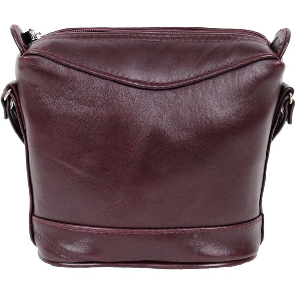 Sikora Dámska kožená kabelka SIK bordo 64452335
