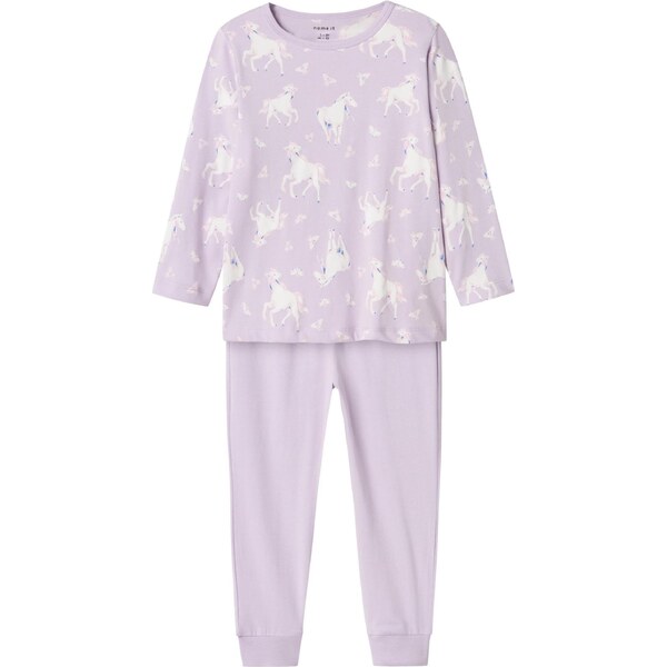 NAME IT Pyžamo modrá / orgovánová / ružová / biela 55132559