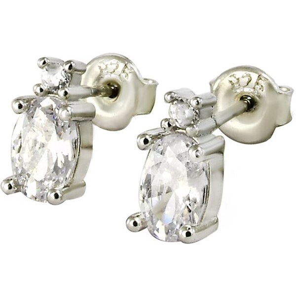 Strieborné náušnice Glare 802 63692485