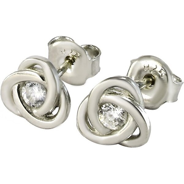 Strieborné náušnice Glare 803 63692486