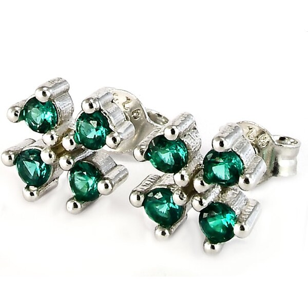 Strieborné náušnice Glare 804 63692488