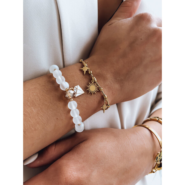 BASIC Zlatý náramok s príveskami UNIVERSUM LY0094 43548831