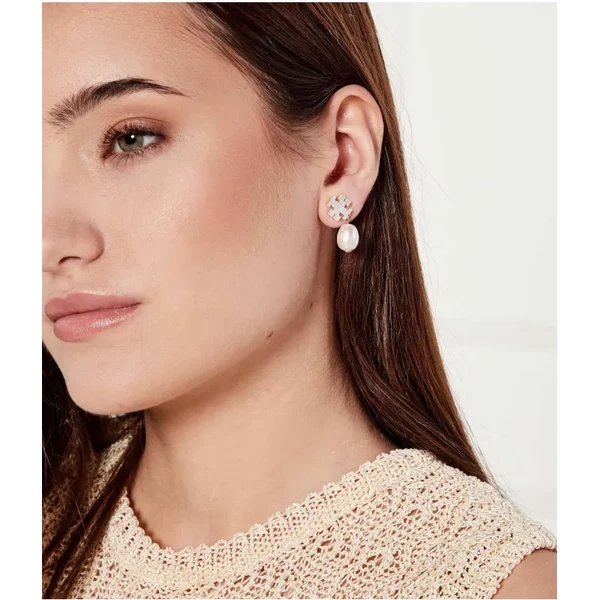 TORY BURCH Náušnice Kira Mother of Pearl 63694182