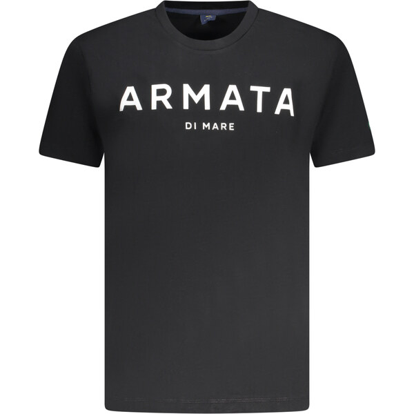 Čierne tričko Armata di Mare s krátkym rukávom 64709608