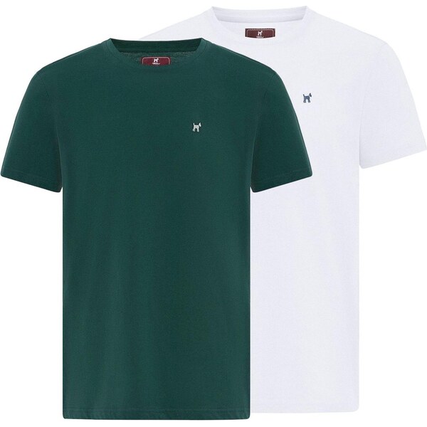 Williot Tričko jedľová / biela 65652729