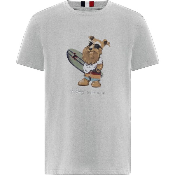 Williot Tričko brokátová / sivá / tmavosivá / tmavočervená 65652740