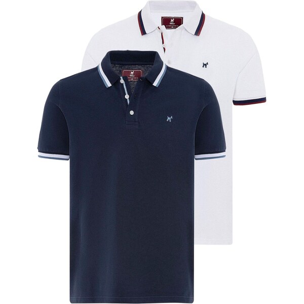 Williot Tričko námornícka modrá / opálová / vínovo červená / biela 65652779