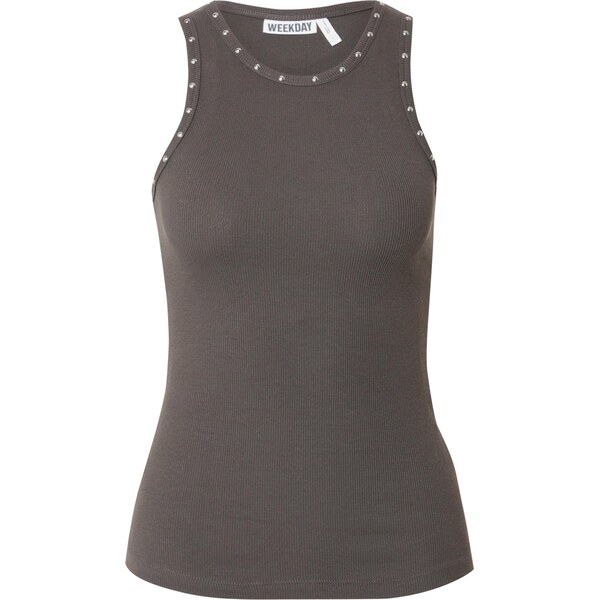 WEEKDAY Top tmavosivá 64512988