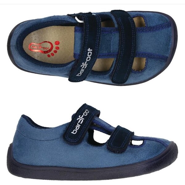 Barefoot sandále Bar3foot Elf Sandal 3BE25/6R - Modrá 63752874