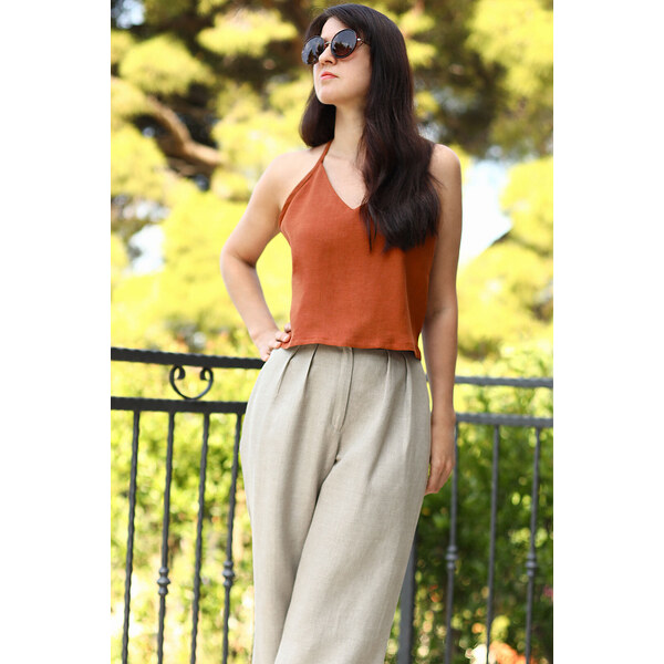 Lotika Linen Ľanový top 63699691