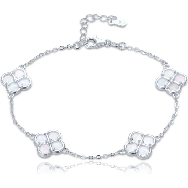 Olivie Strieborný náramok s bielou perleťou TALIS 65279378