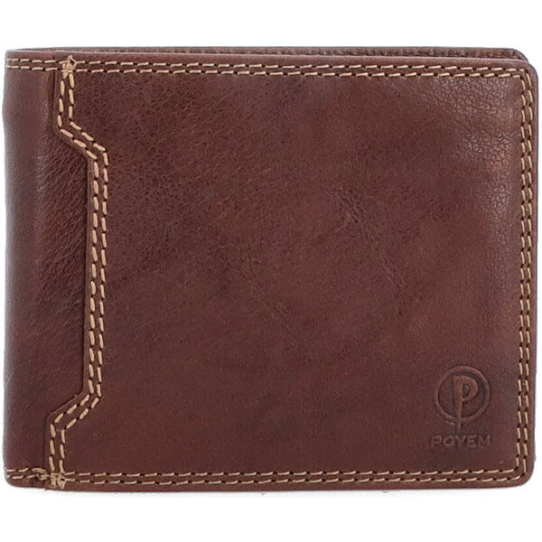 Pánska kožená peňaženka Poyem hnedá 5206 Poyem H 17715254