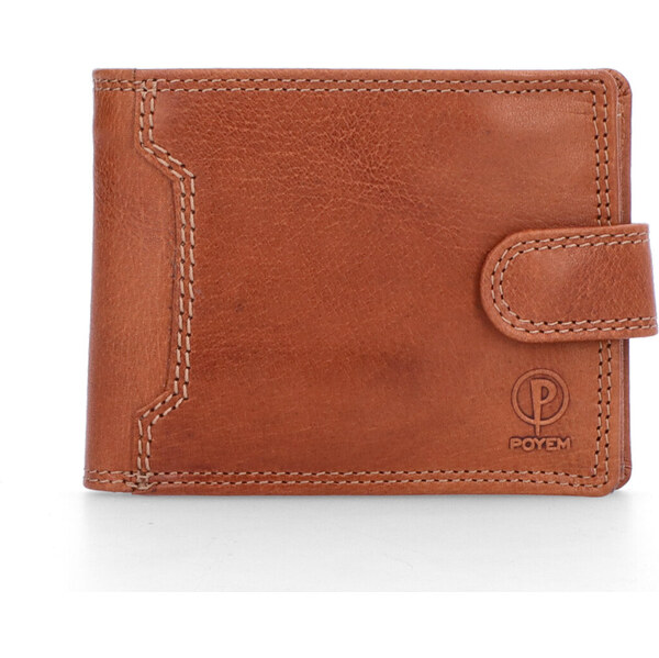 Pánska kožená peňaženka Poyem koňaková 5209 Poyem KO 17715480