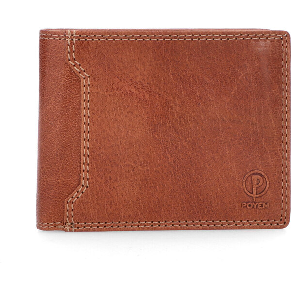 Pánska kožená peňaženka Poyem koňaková 5206 Poyem KO 17715483
