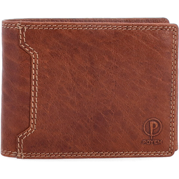 Pánska kožená peňaženka Poyem koňaková 5208 Poyem KO 17715481
