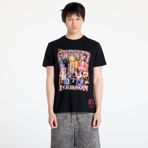 Tričko Mitchell & Ness NBA 76Ers Allen Iverson Bootleg Tee Black L 63702455