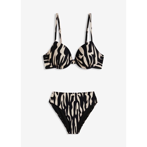 bonprix Bikiny s kosticami (2-dielne), farba čierna 63703892