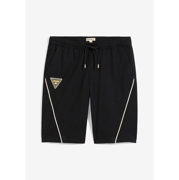 bonprix Bermudy bez zapínania, farba čierna 63703920