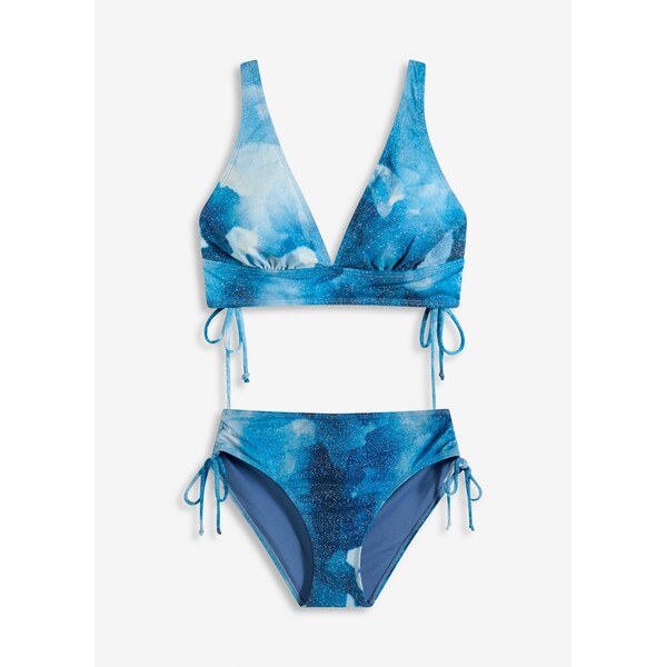bonprix Bikiny (2-dielne), lesklé, farba modrá 63703928