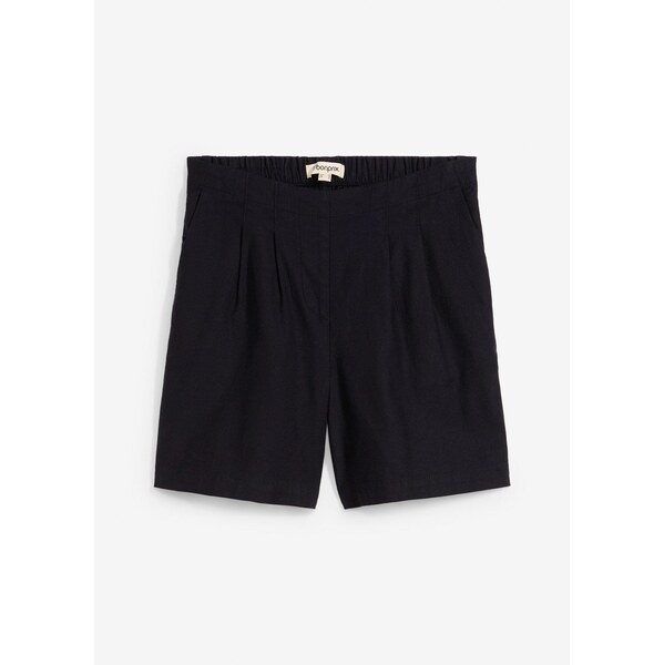bonprix Bermudy z čistej bavlny, farba čierna 63704015