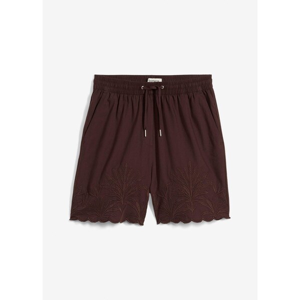 bonprix Šortky s hodvábom, farba hnedá 63704073