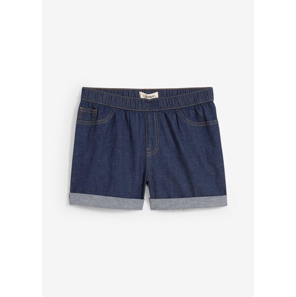 bonprix Džínsové šortky Mid Waist, farba modrá 63704090