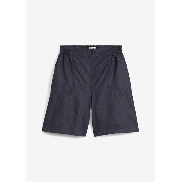 bonprix Šortky bez zapínania s chladivým plátnom, farba modrá 63704155