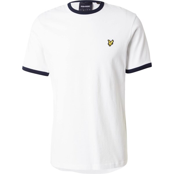 Lyle & Scott Tričko Ringer tmavomodrá / žltá / biela 63705917