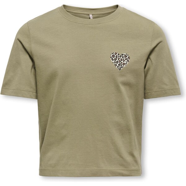 ONLY GIRLS Tričko KOGREX hnedá / olivová / čierna / biela 63724414