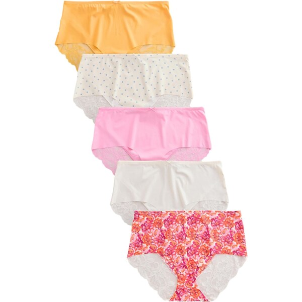 Next Nohavičky oranžová / ružová / purpurová / biela / šedobiela 64559198