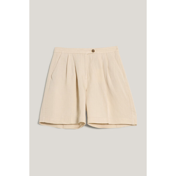 ŠORTKY GANT TAILORED LINEN SHORTS PUTTY 62638497