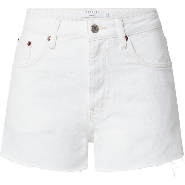 TOPSHOP Džínsy biela 66056955