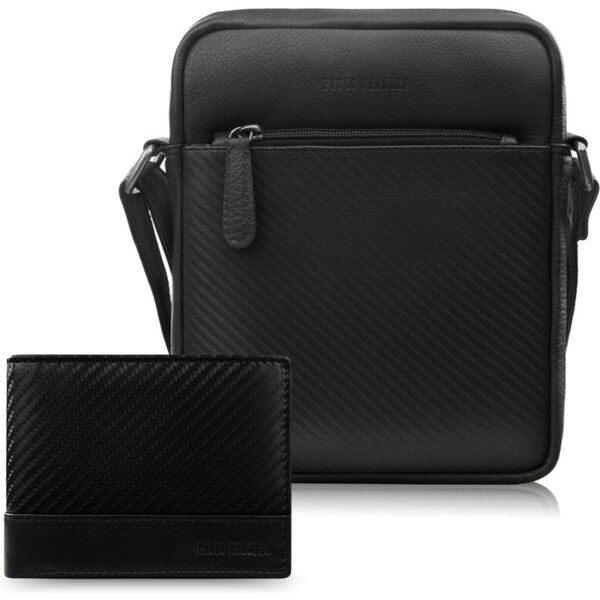 Paolo Peruzzi Darčeková sada pánskej koženej tašky a pánskej peňaženky 63711470
