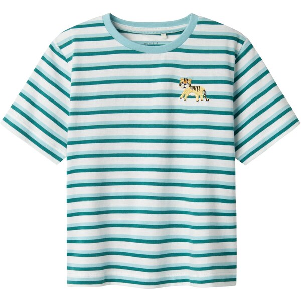 NAME IT Tričko NMMJellan svetlomodrá / žltá / smaragdová / biela 63724194