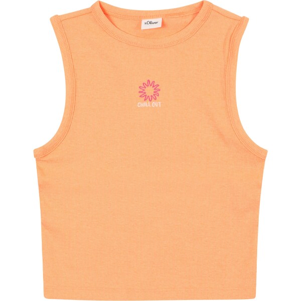 s.Oliver Top oranžová / pitaya / biela 63724343