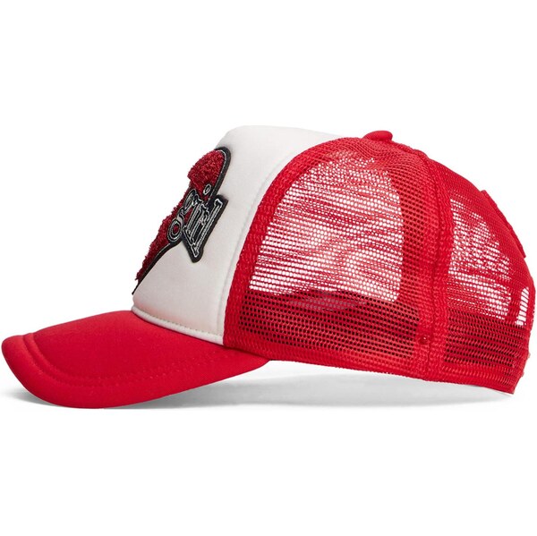 Tommy Jeans Klobúk svetlosivá / ohnivo červená / čierna / biela 63724464